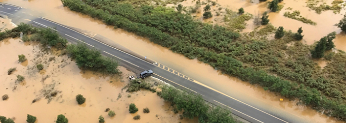 Inondations suite au passage du cyclone Cook en 2017 Vignette