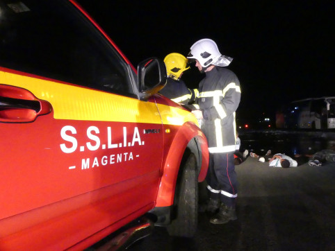 Parmi les partenaires, le Service de sauvetage et de lutte contre l’incendie des aéronefs de Magenta et les pompiers de Nouméa.